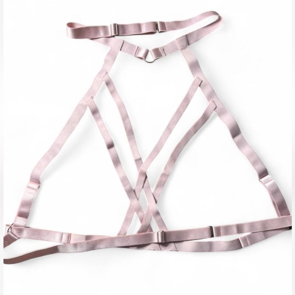 Pink Strappy Rave Set - Picture 2 of 4